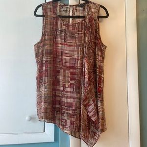 White House Black Market L tank blouse